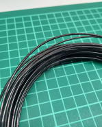 Hliníkový drôt, 2mm x 12m/100g, čierny